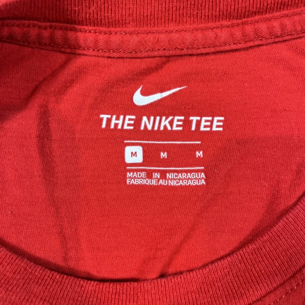Nike T-Shirt Men Medium Red Graphic Print Logo ..#23373 - Picture 3 of 3